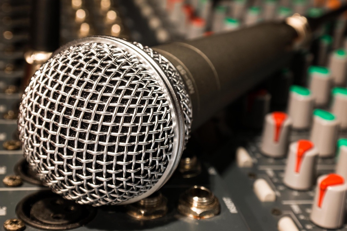 Vietnam music studio with equipment