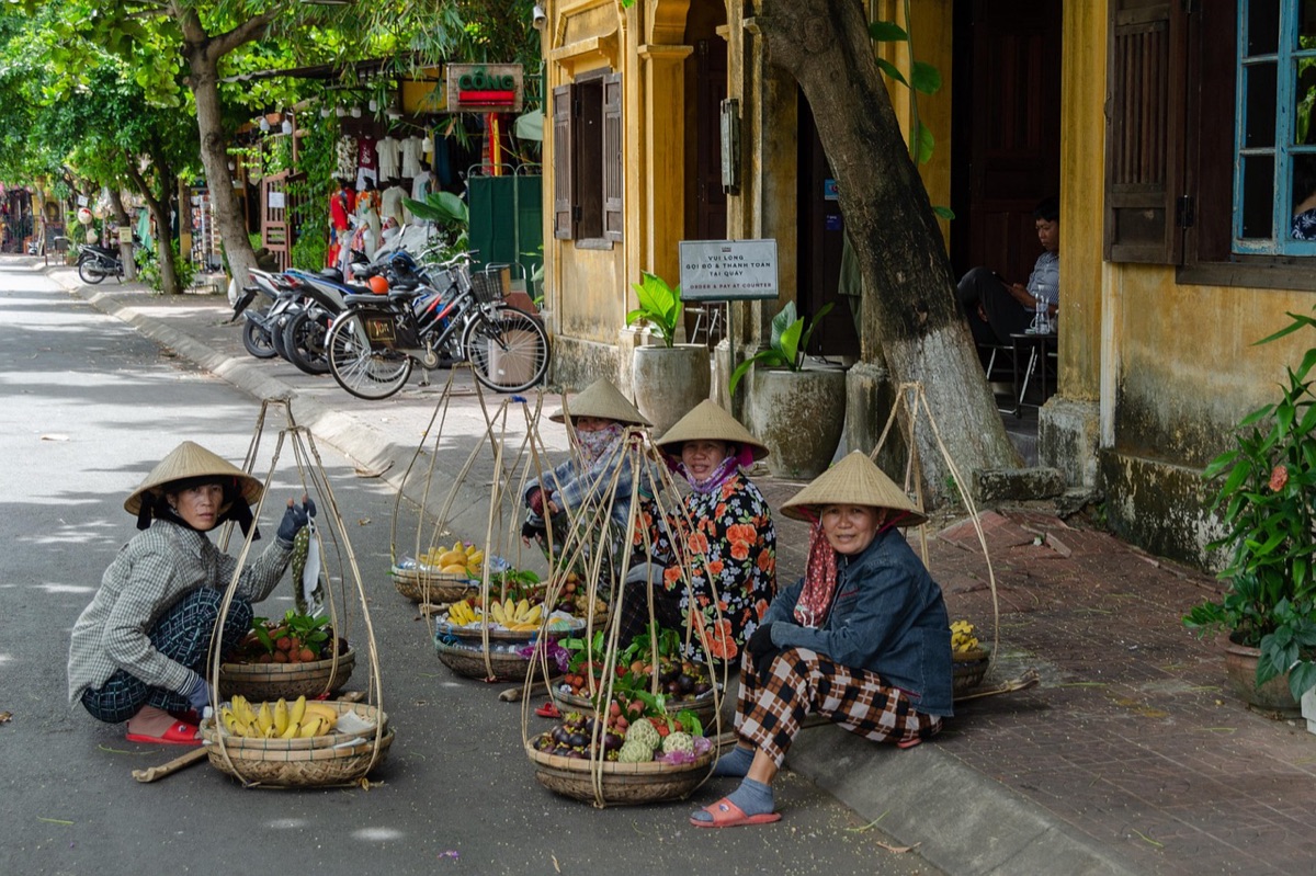 Vietnamesische Strassenbörse