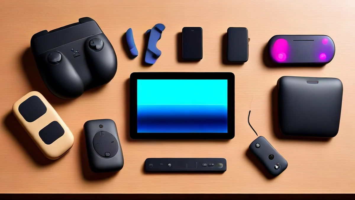 複数のゲームデバイスが接続されたシステムの設定。